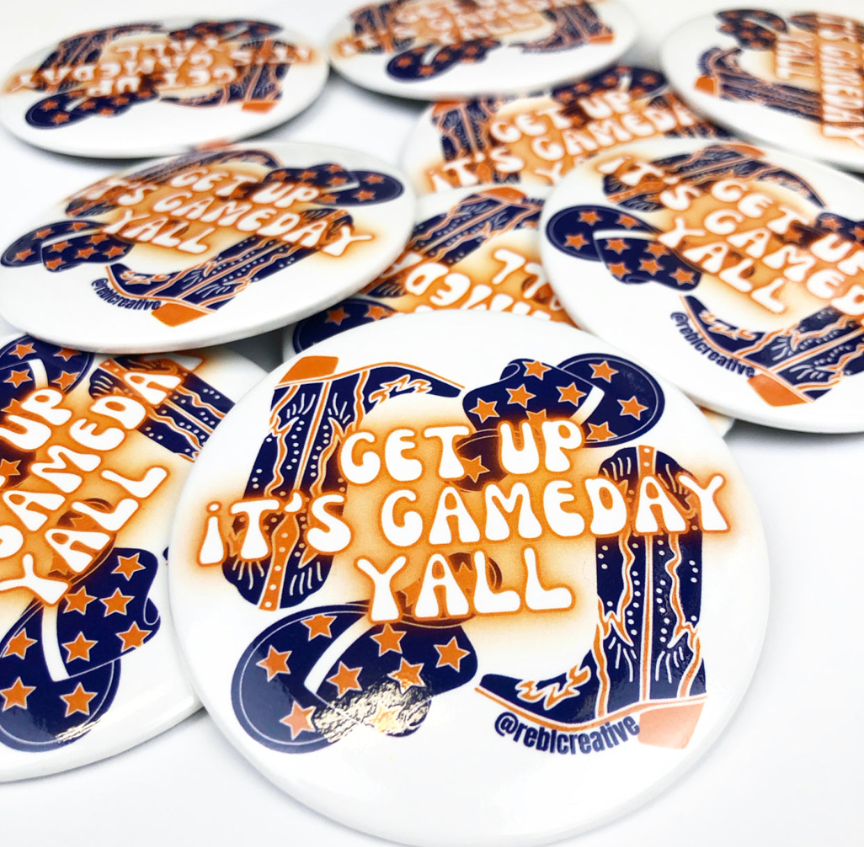 Get Up - Navy/Orange