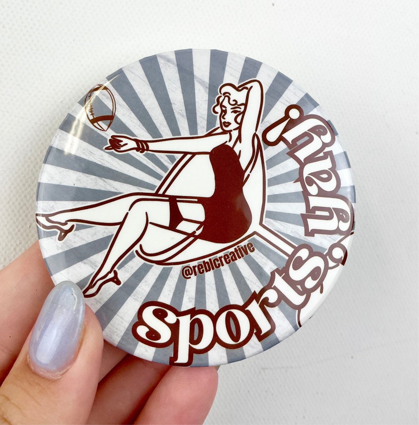 *Sports, YAY! - Grey & Maroon