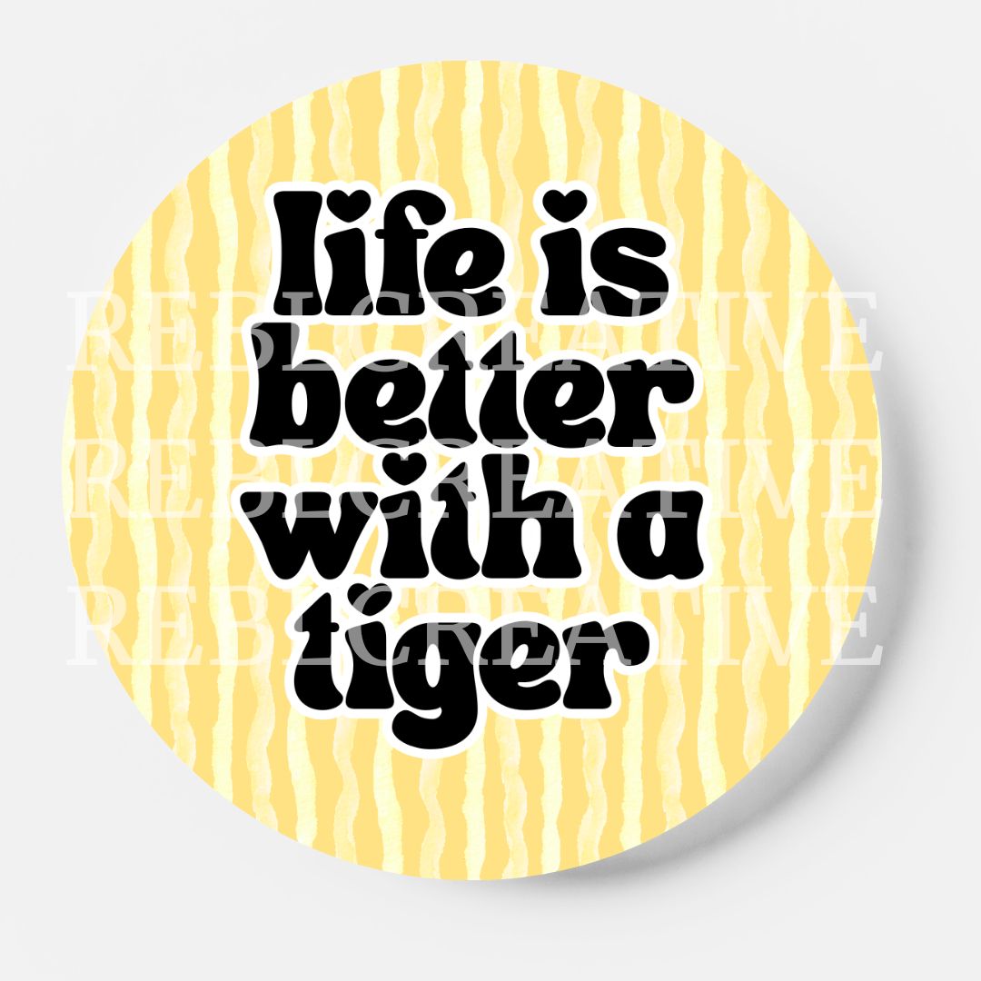 Better With - Tiger - Black & Yellow