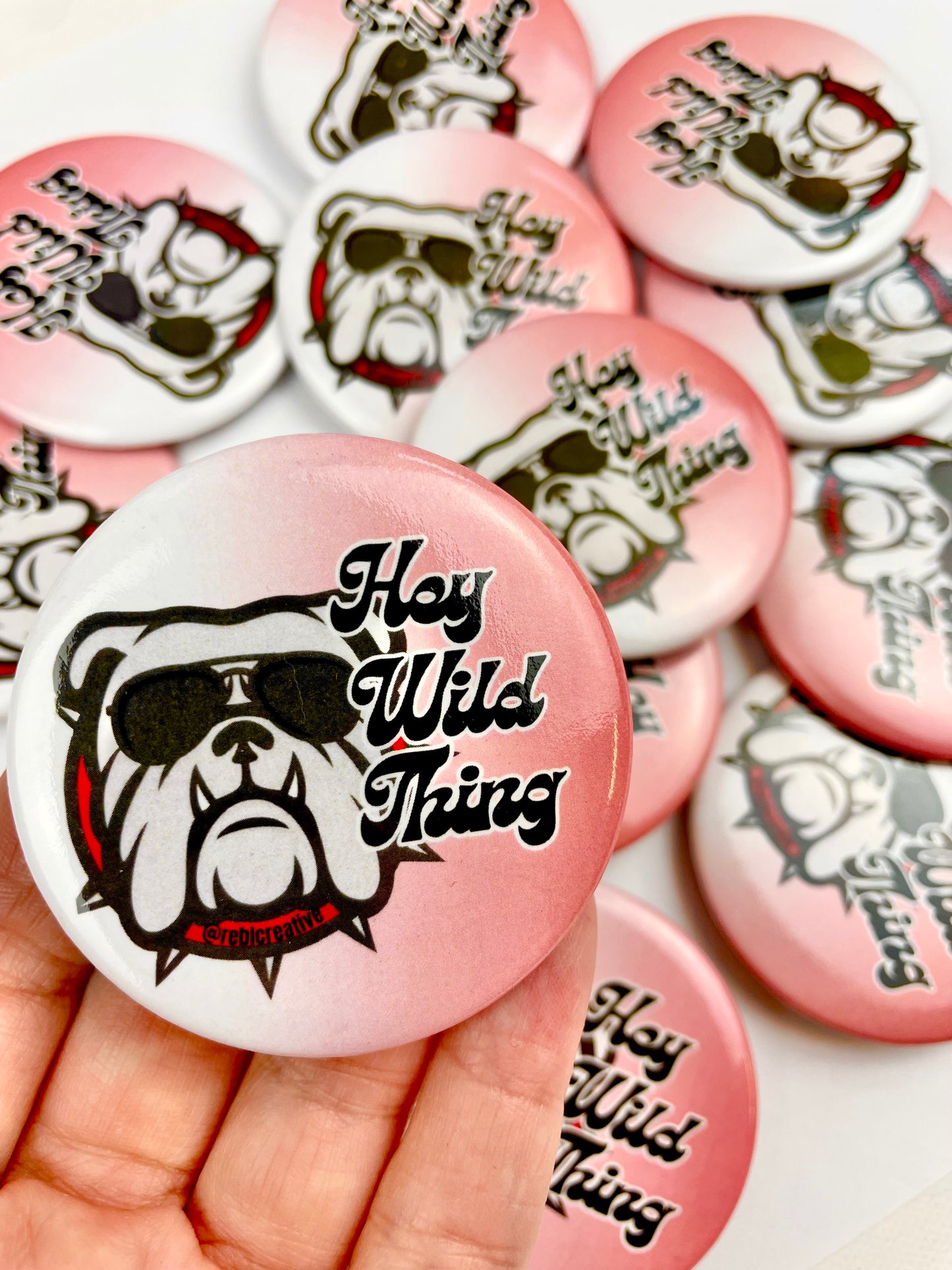 Hey Wild Thing - Red and Black Bulldog