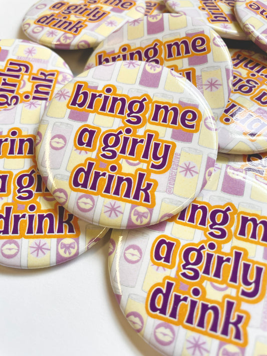 Girly Drink - Purple and Yellow