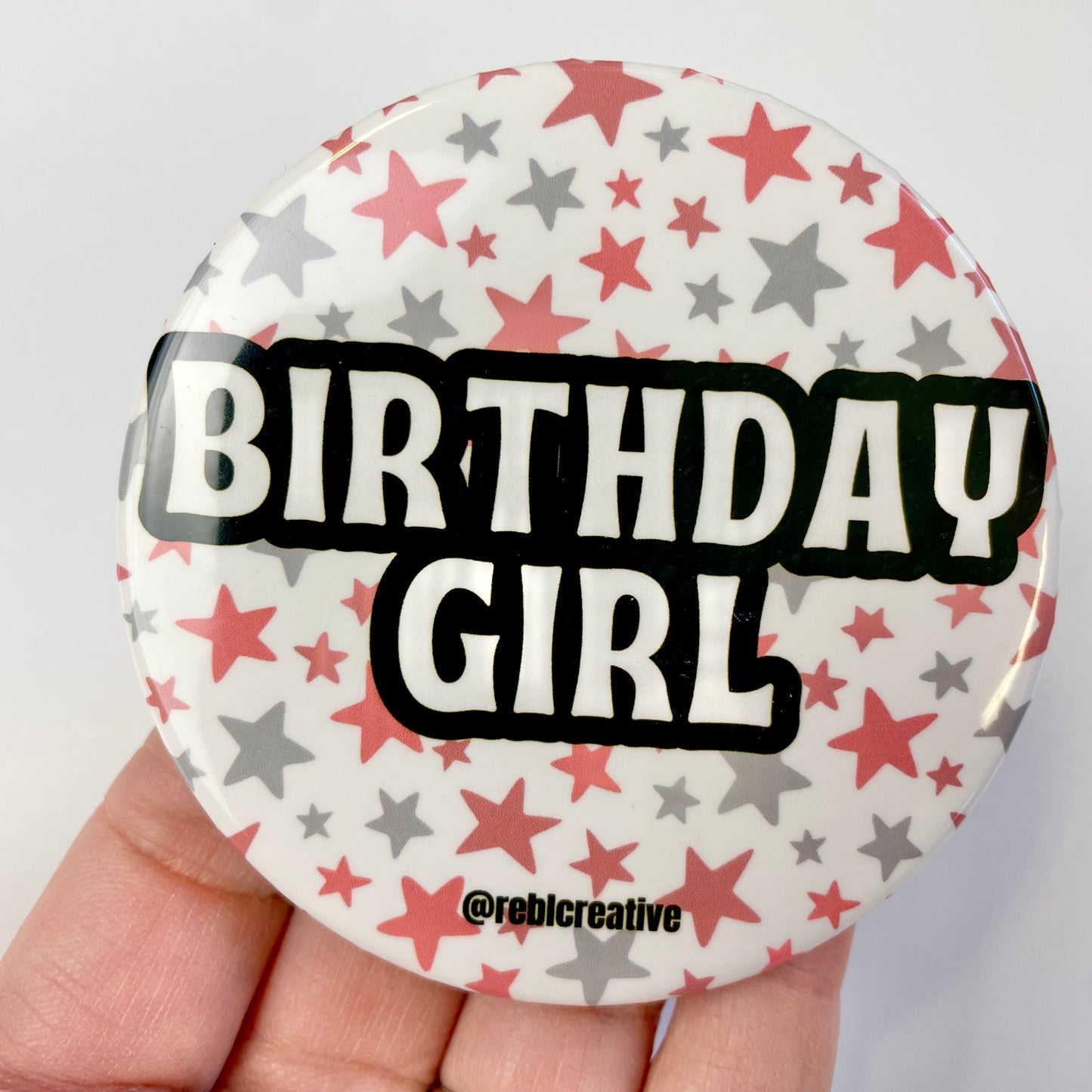 *Birthday Girl - Red & Black