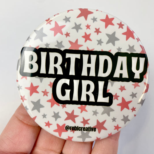 *Birthday Girl - Red & Black