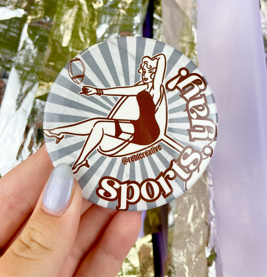 *Sports, YAY! - Grey & Maroon