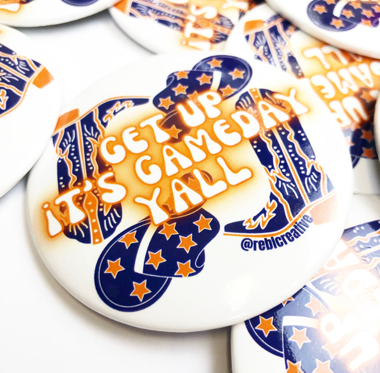 Get Up - Navy/Orange