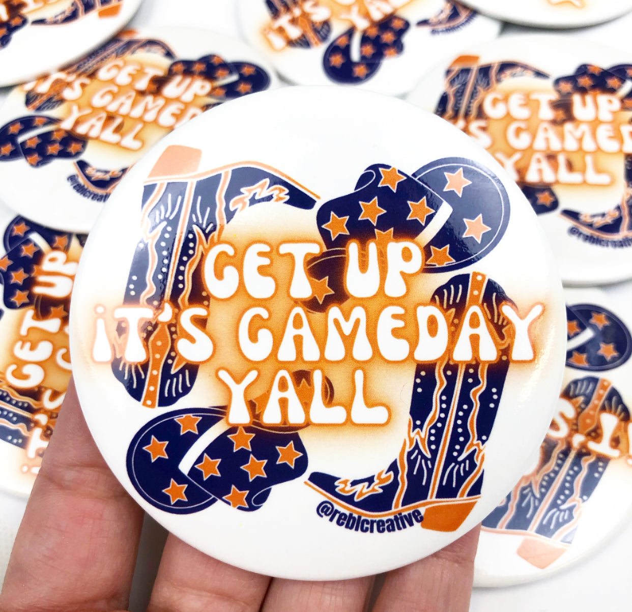 Get Up - Navy/Orange