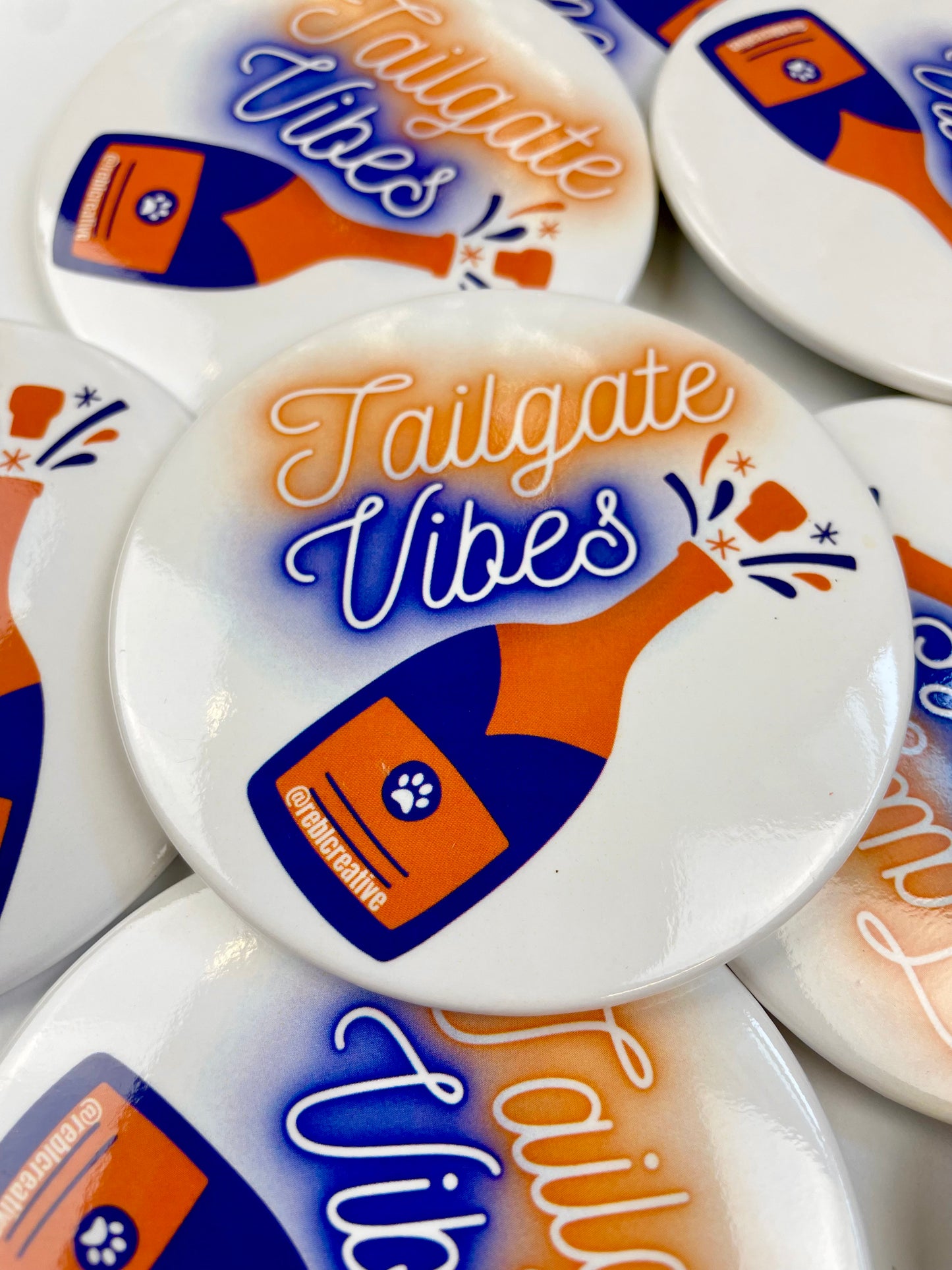 Tailgate Vibes - Orange and Navy