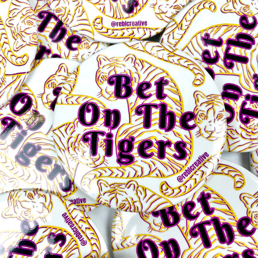 Bet On The Tigers - Purple and Yellow