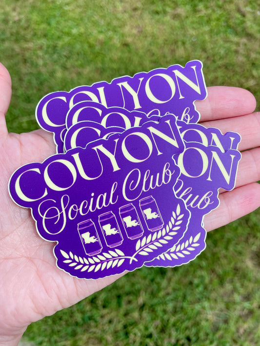 STICKER - Couyon Social Club