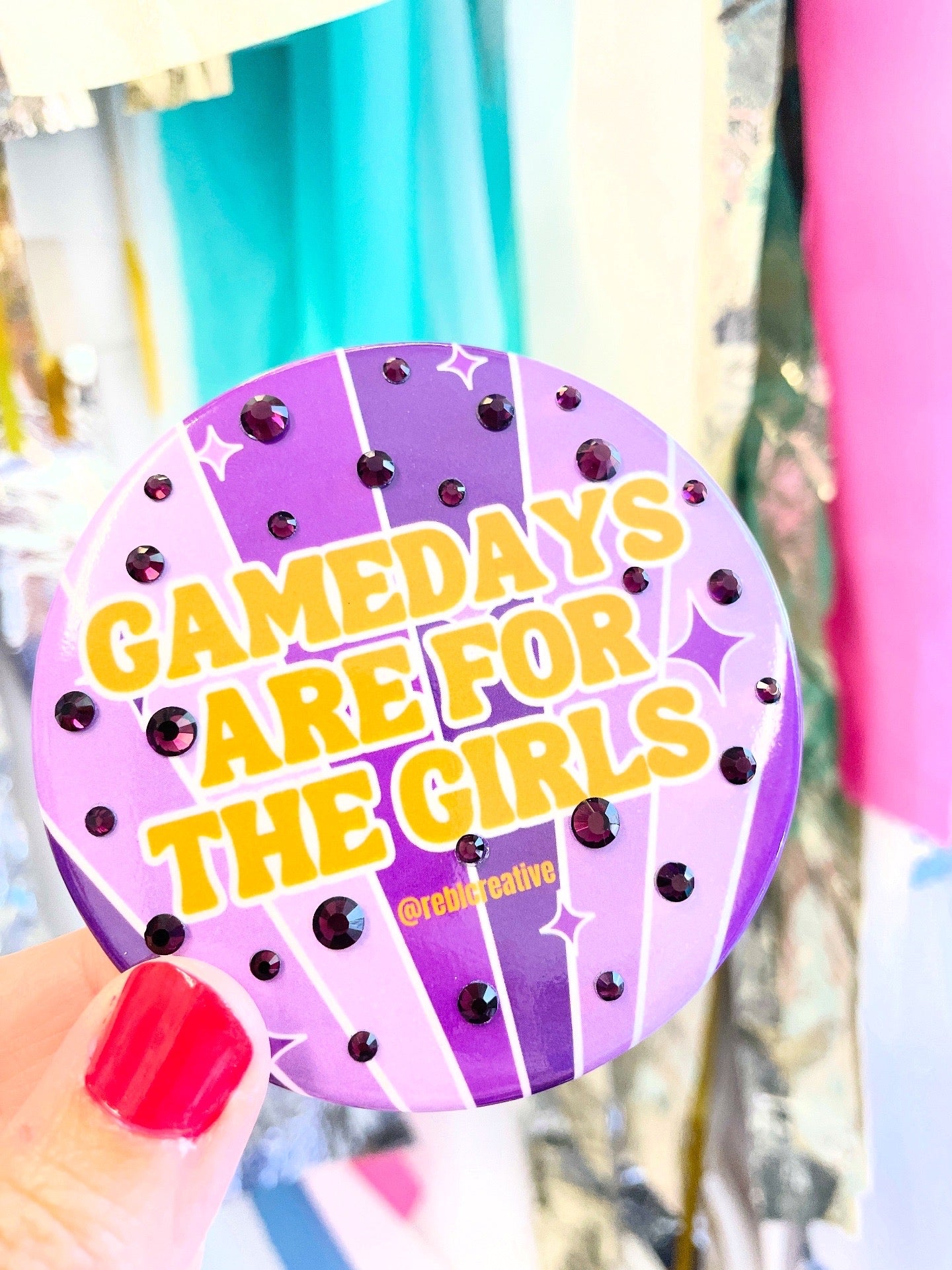 Rhine-stoned Buttons Ready To Ship