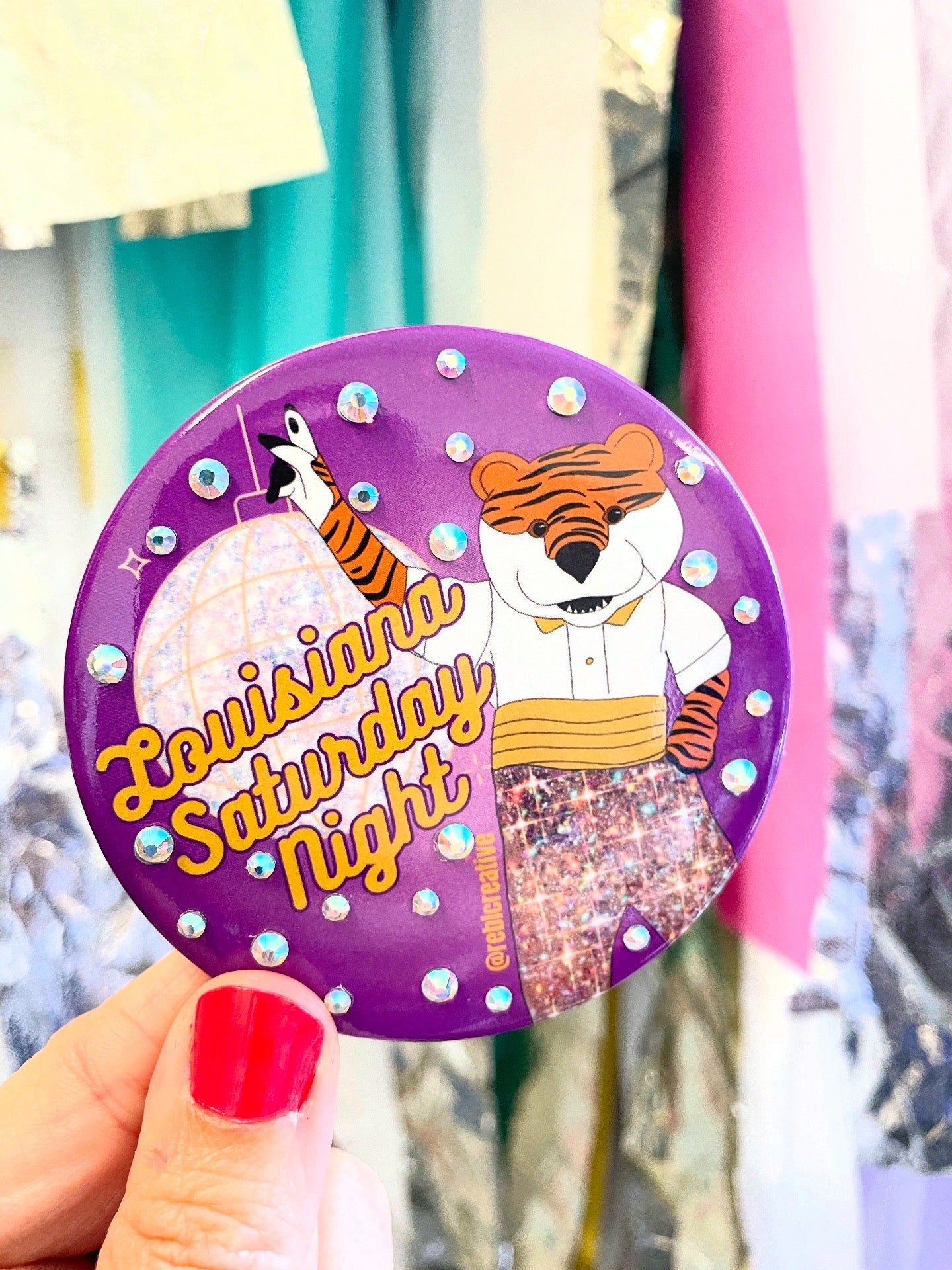 Rhine-stoned Buttons Ready To Ship