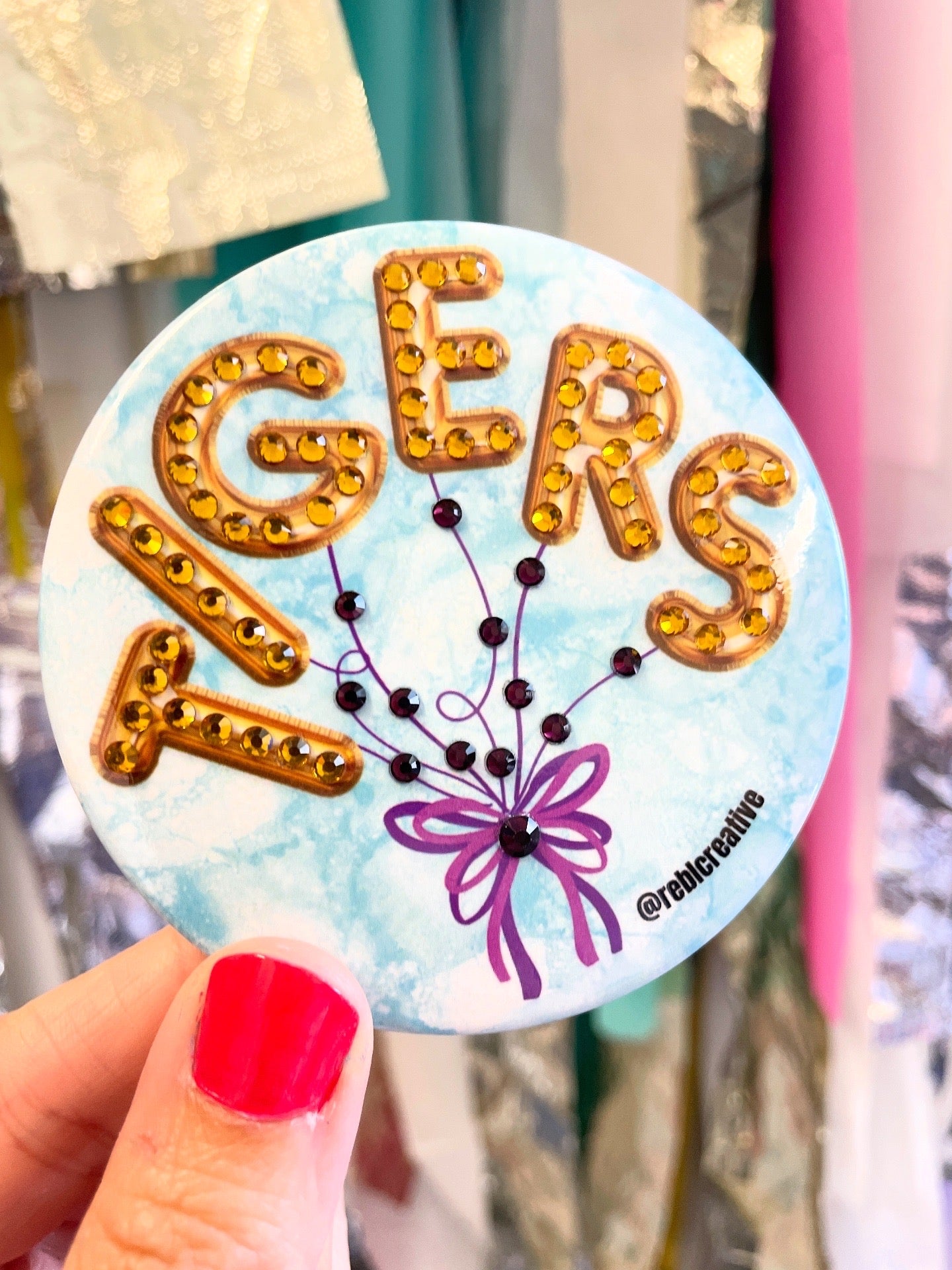 Rhine-stoned Buttons Ready To Ship