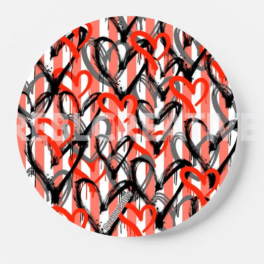 Team Hearts - Red and Black