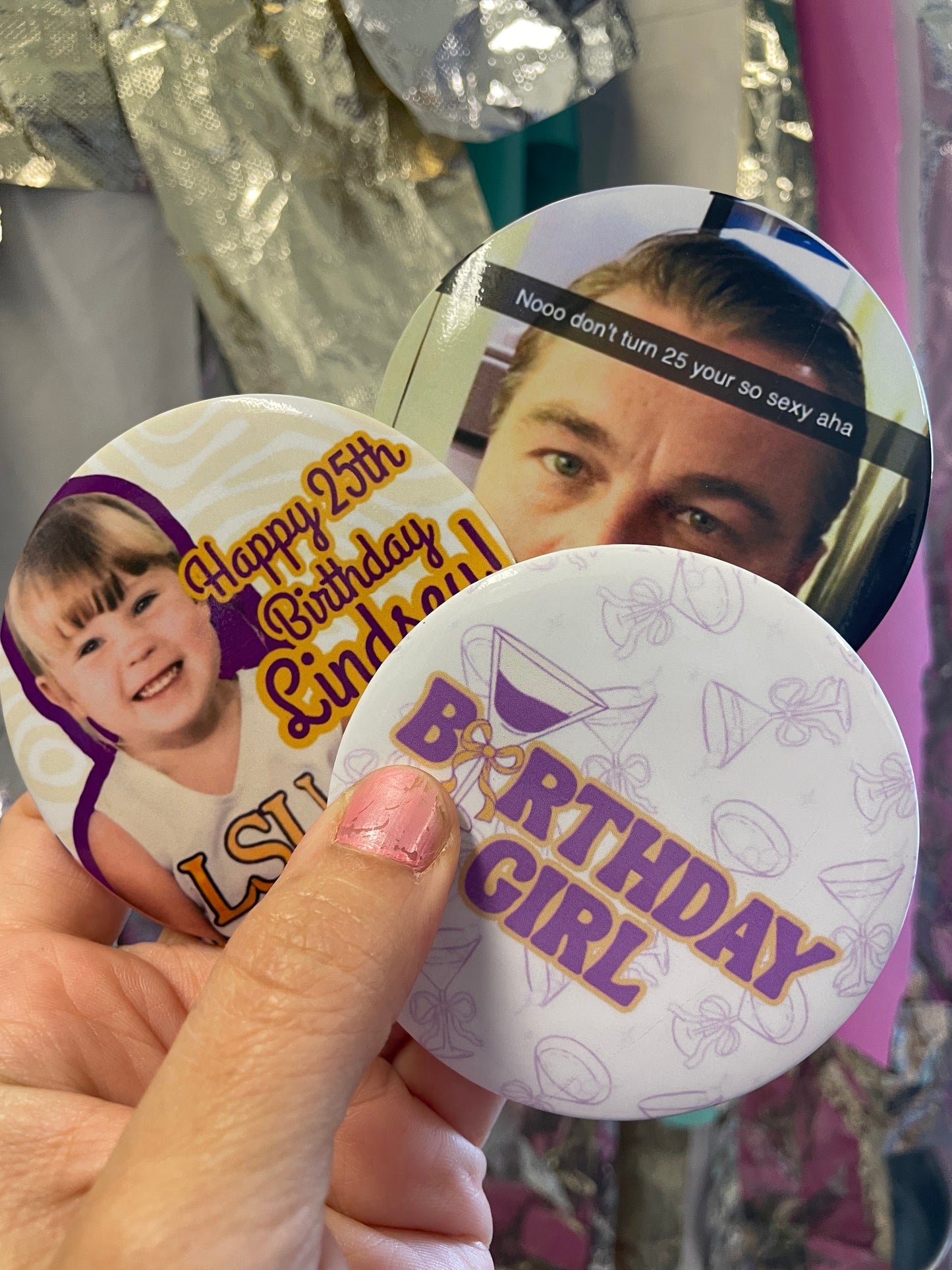 CUSTOM - Birthday Button