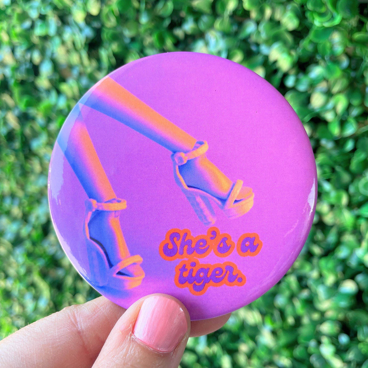 She - Tiger - Orange & Purple