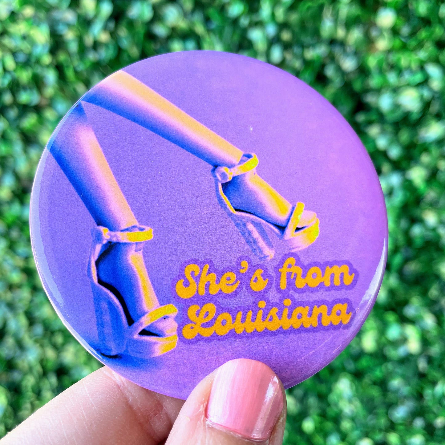She - Louisiana - Purple & Yellow