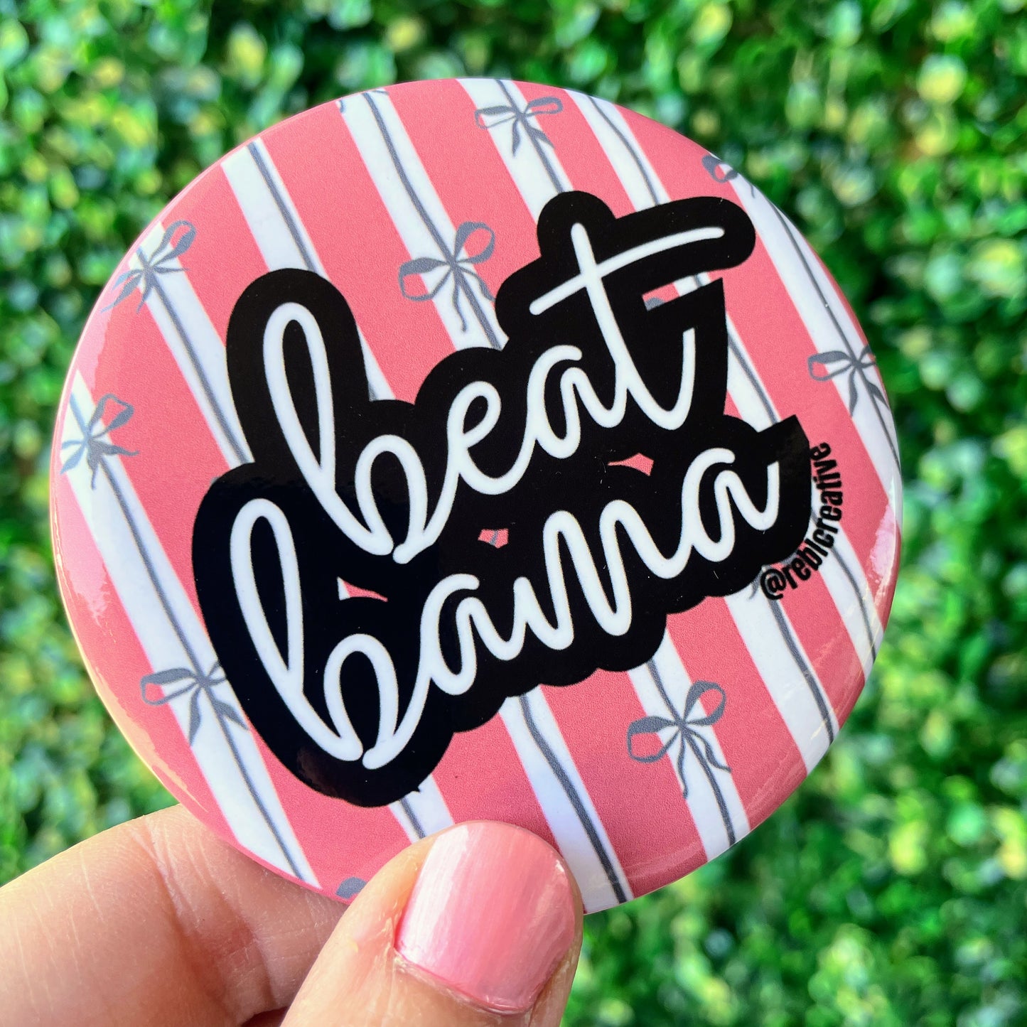 Beat Bama - Bows - Red and Black