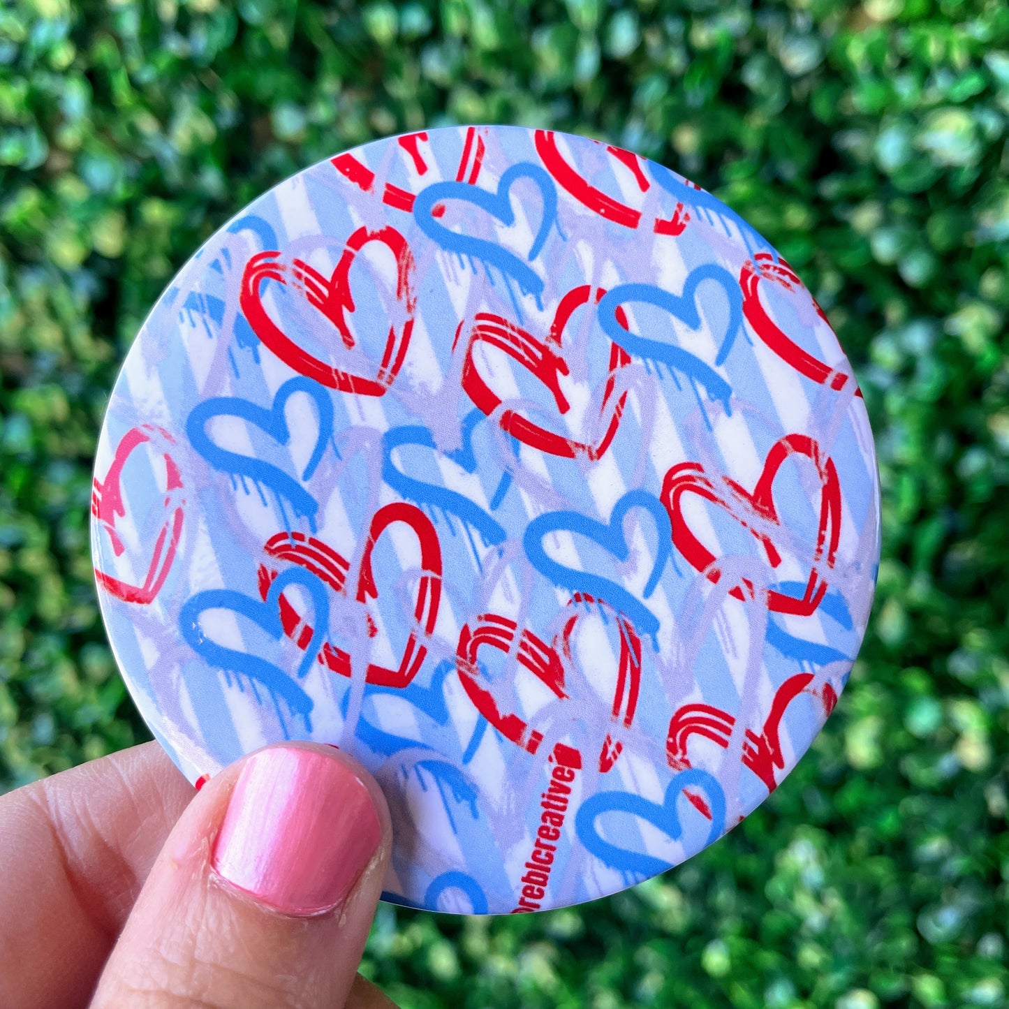 Team Hearts - Red and Light Blue