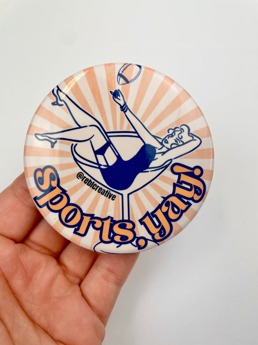 Sports, YAY! - Orange & Navy