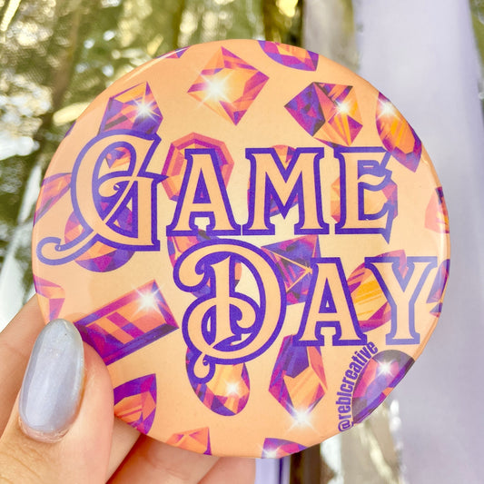 *Bejeweled Game Day - Orange & Purple