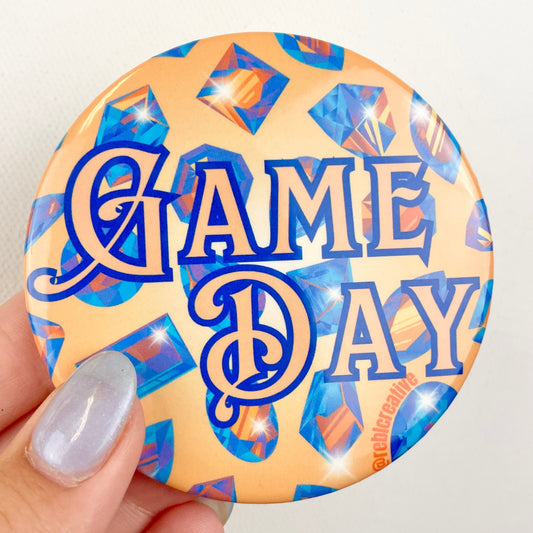 *Bejeweled Game Day - Orange & Blue