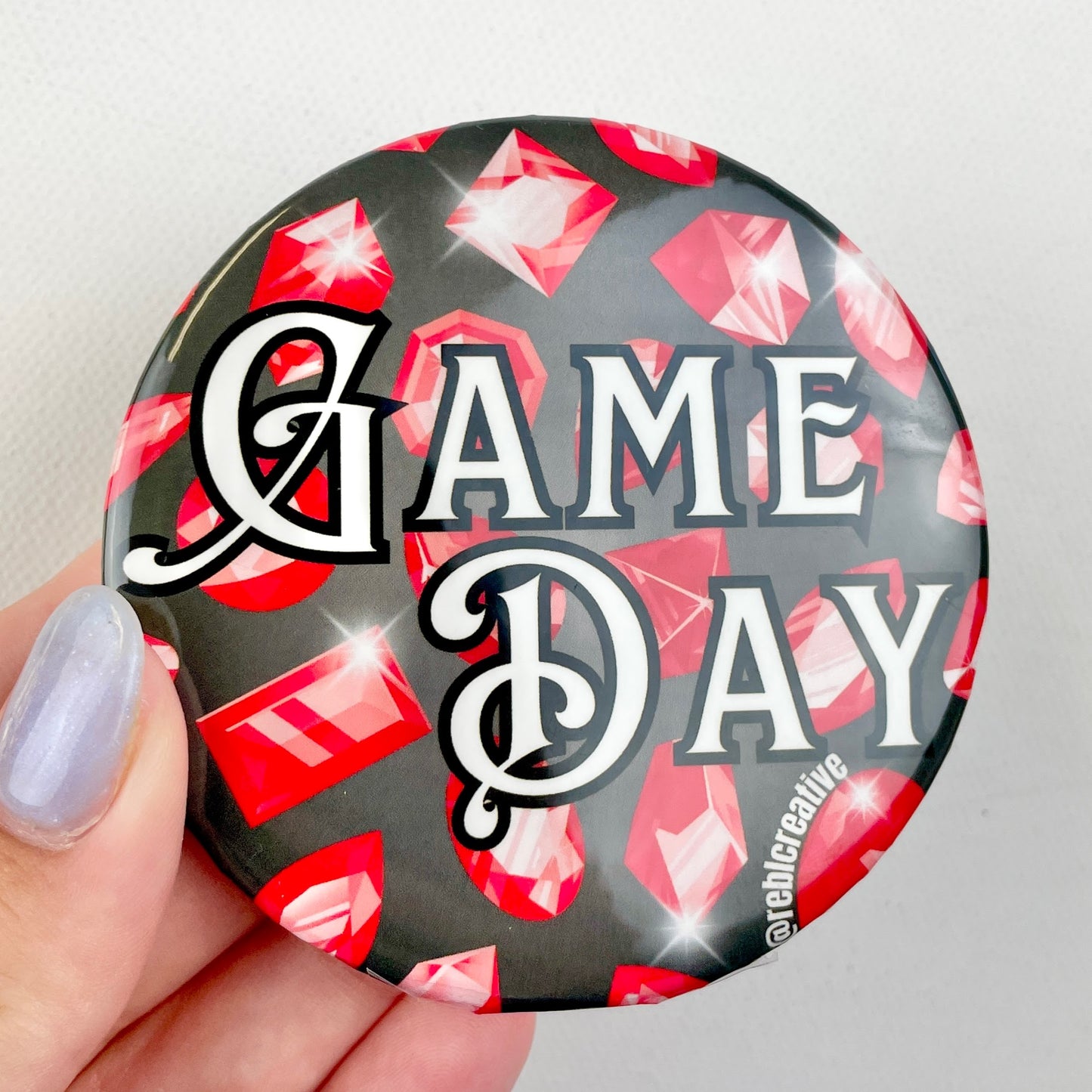 *Bejeweled Game Day - Red & Black