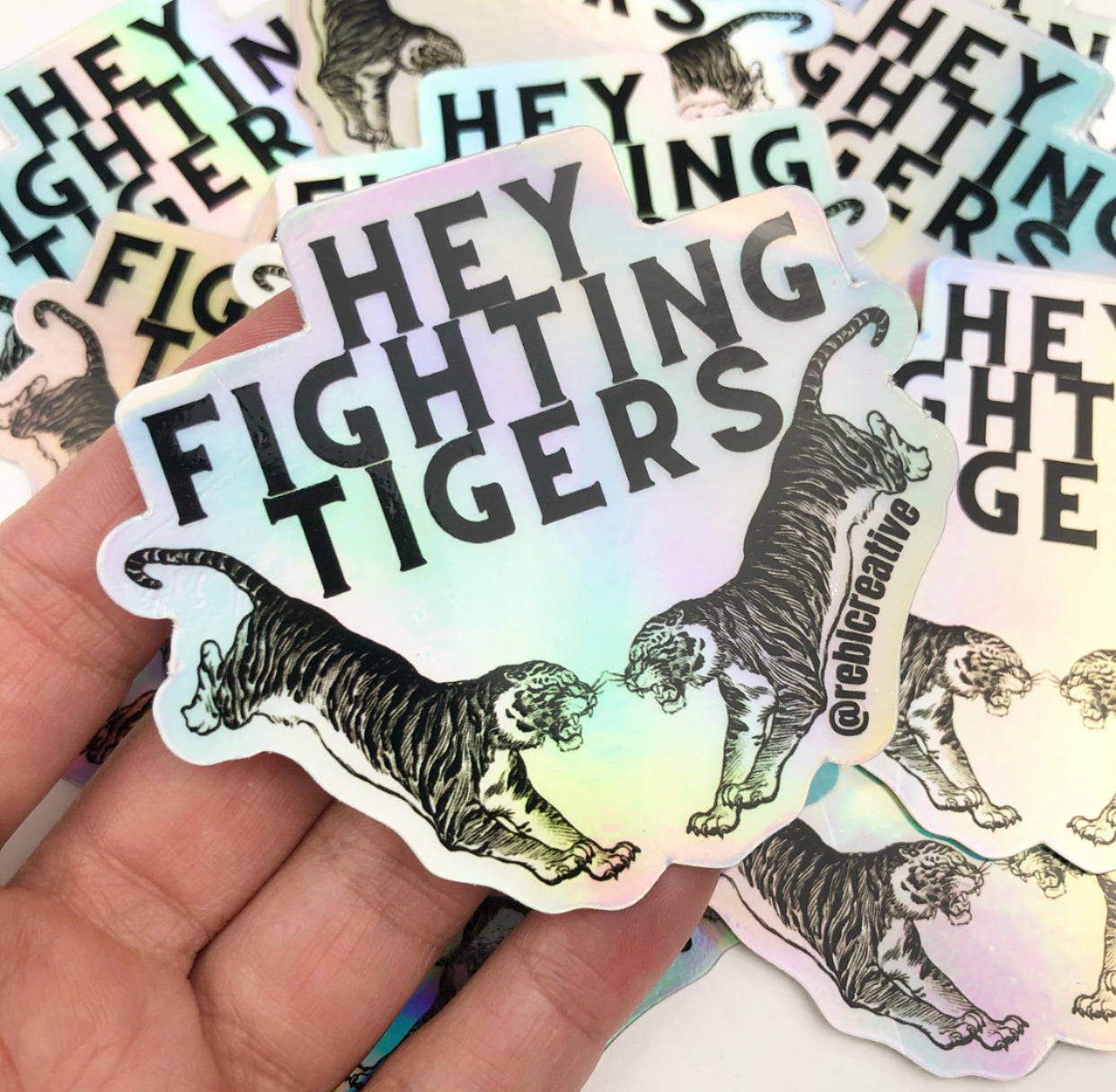 STICKER - Hey Fighting Tigers