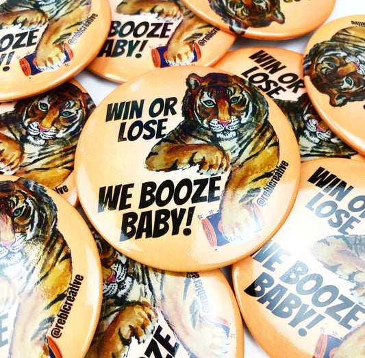 Boozey - Tiger - Navy & Orange