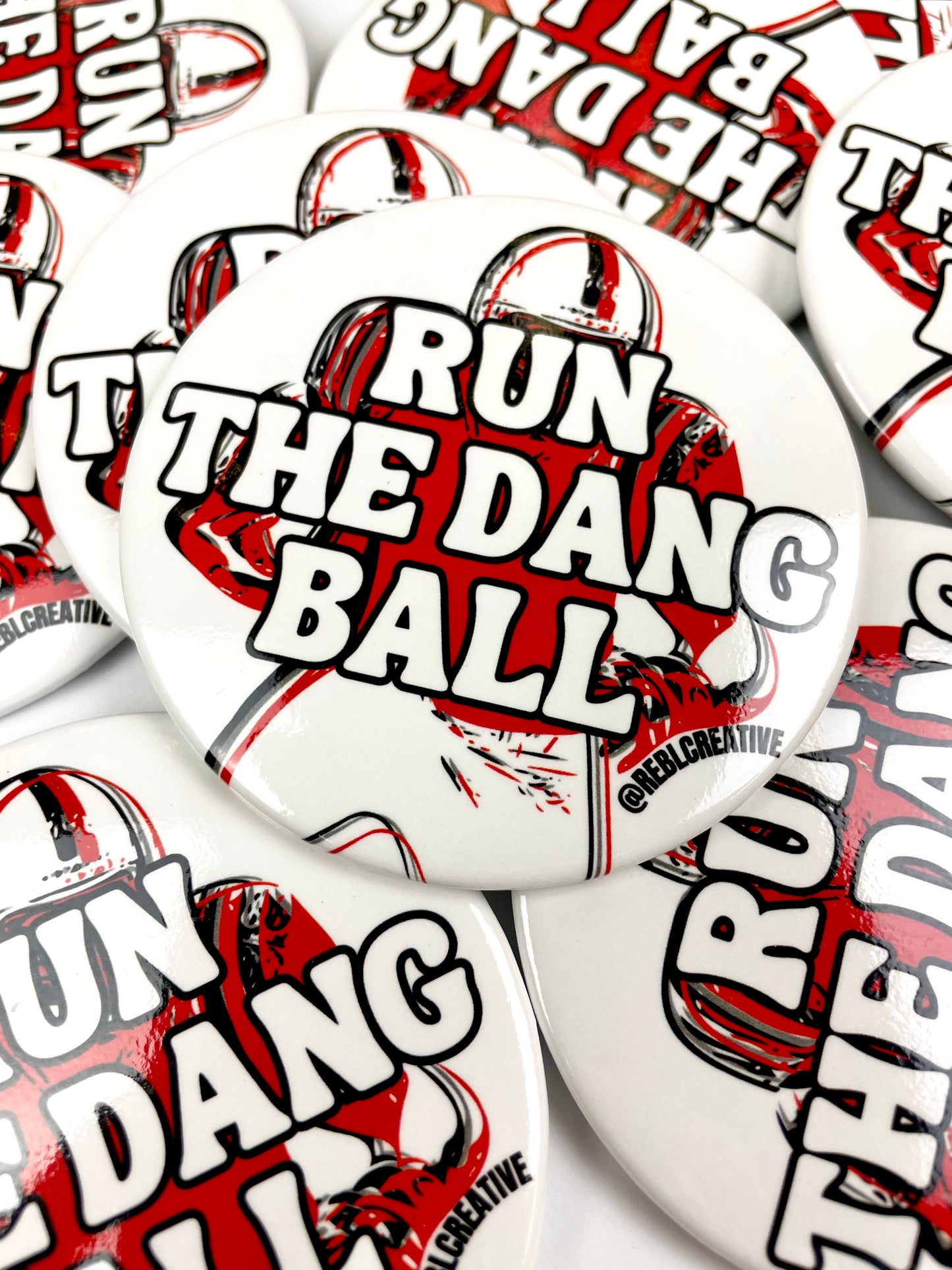 *Run The Dang Ball - Red and Black