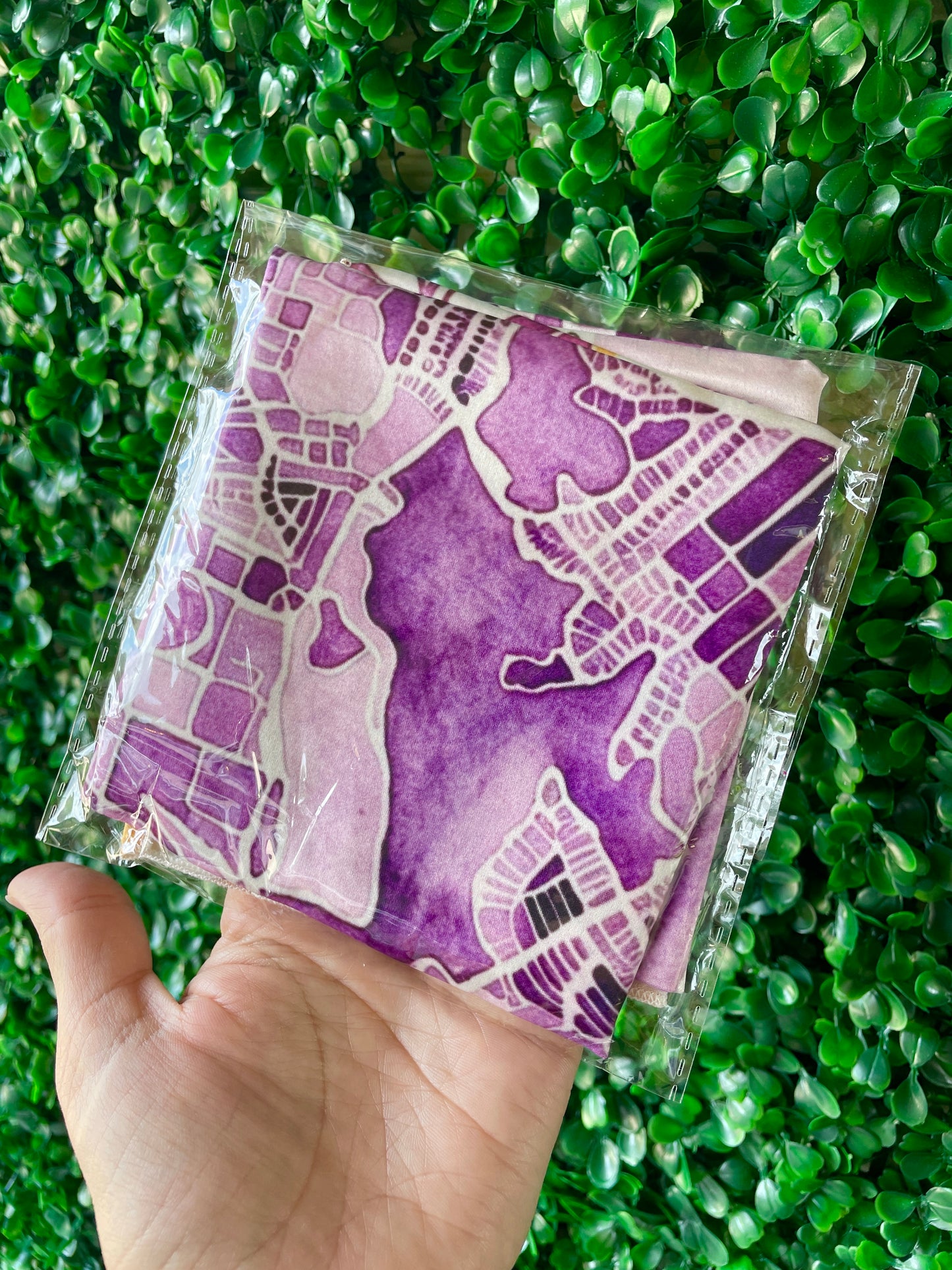 Baton Rouge Watercolor Map Scarf