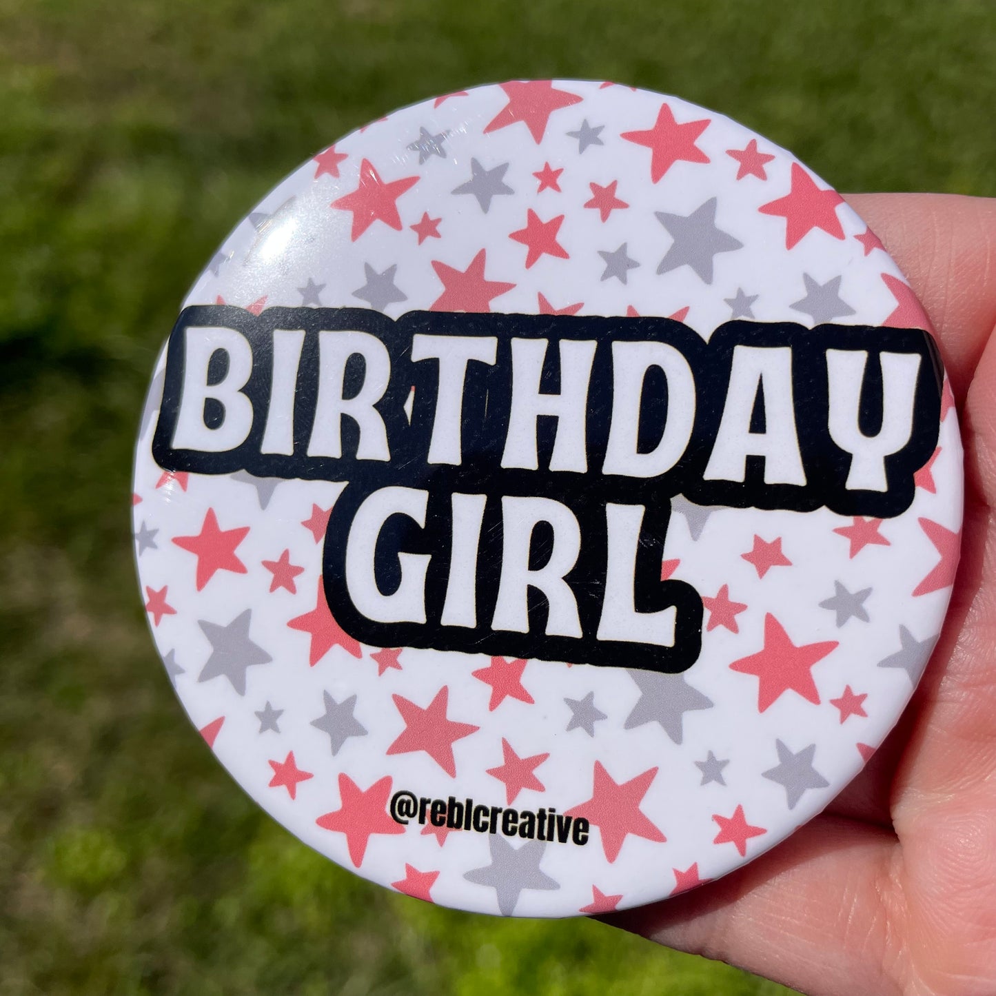 *Birthday Girl - Red & Black