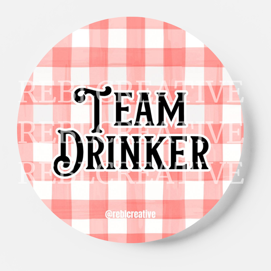 Team Drinker - Red and Black