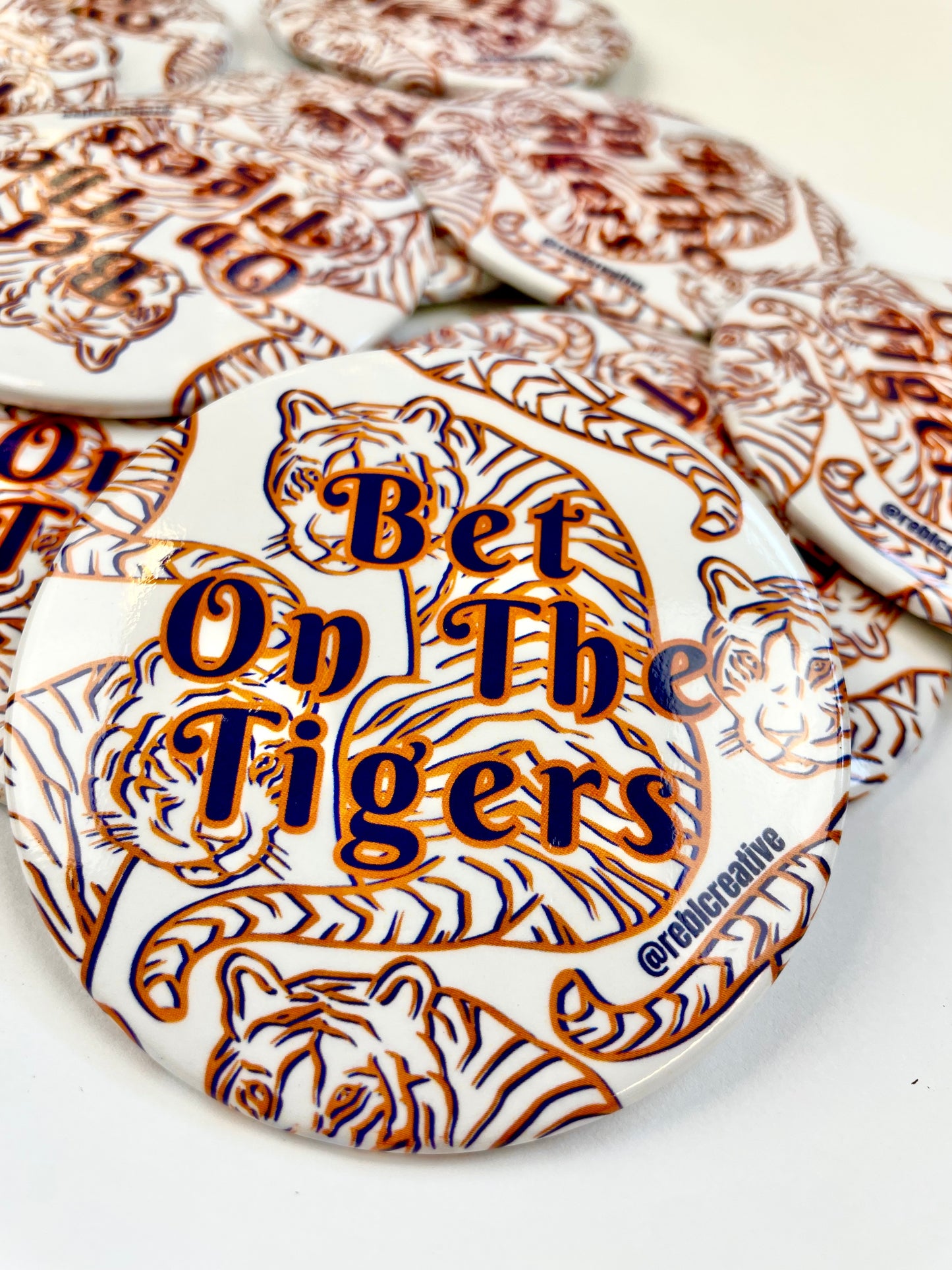 *Bet On The Tigers - Orange and Navy