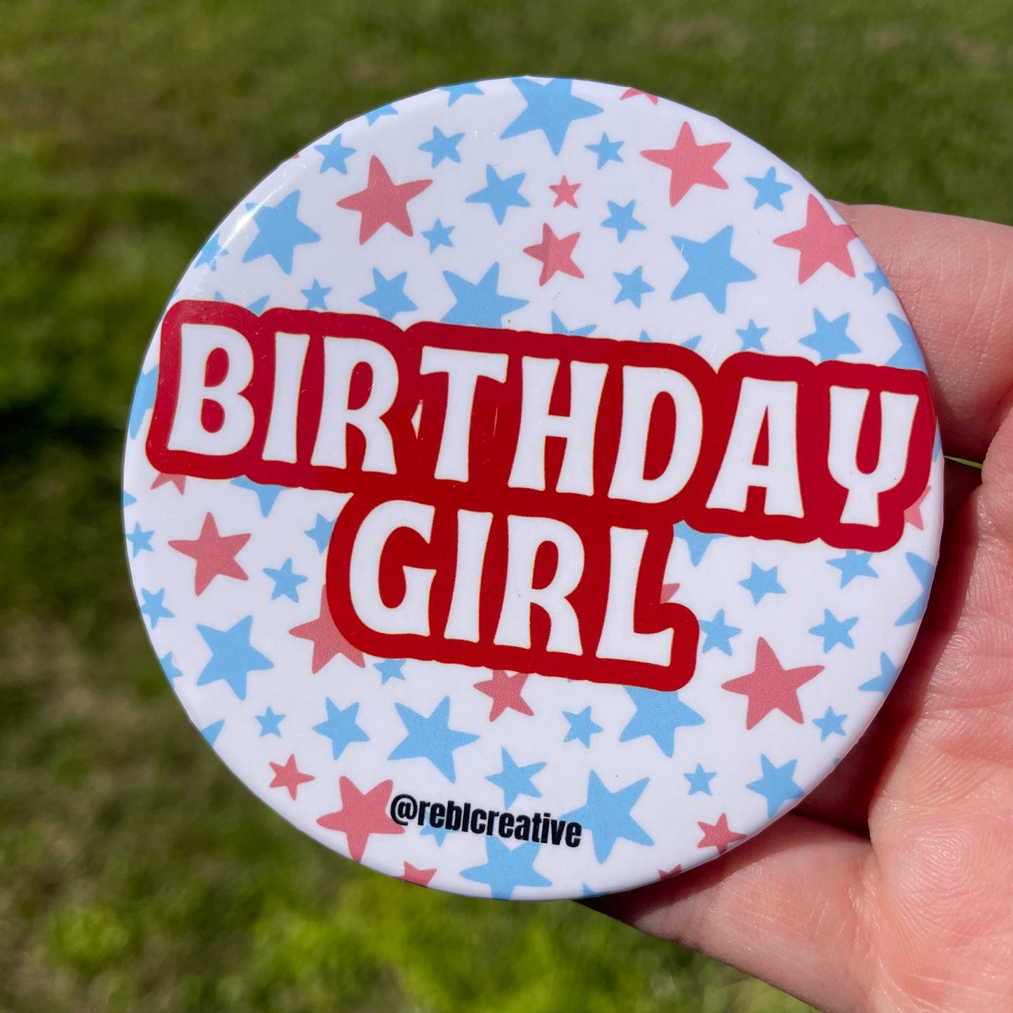 *Birthday Girl - Red & Sky