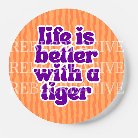 Better With - Tiger - Orange & Purple