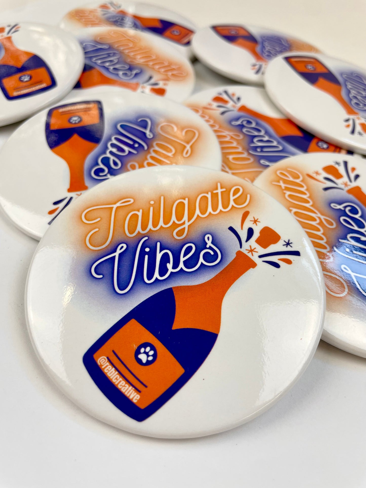 Tailgate Vibes - Orange and Navy