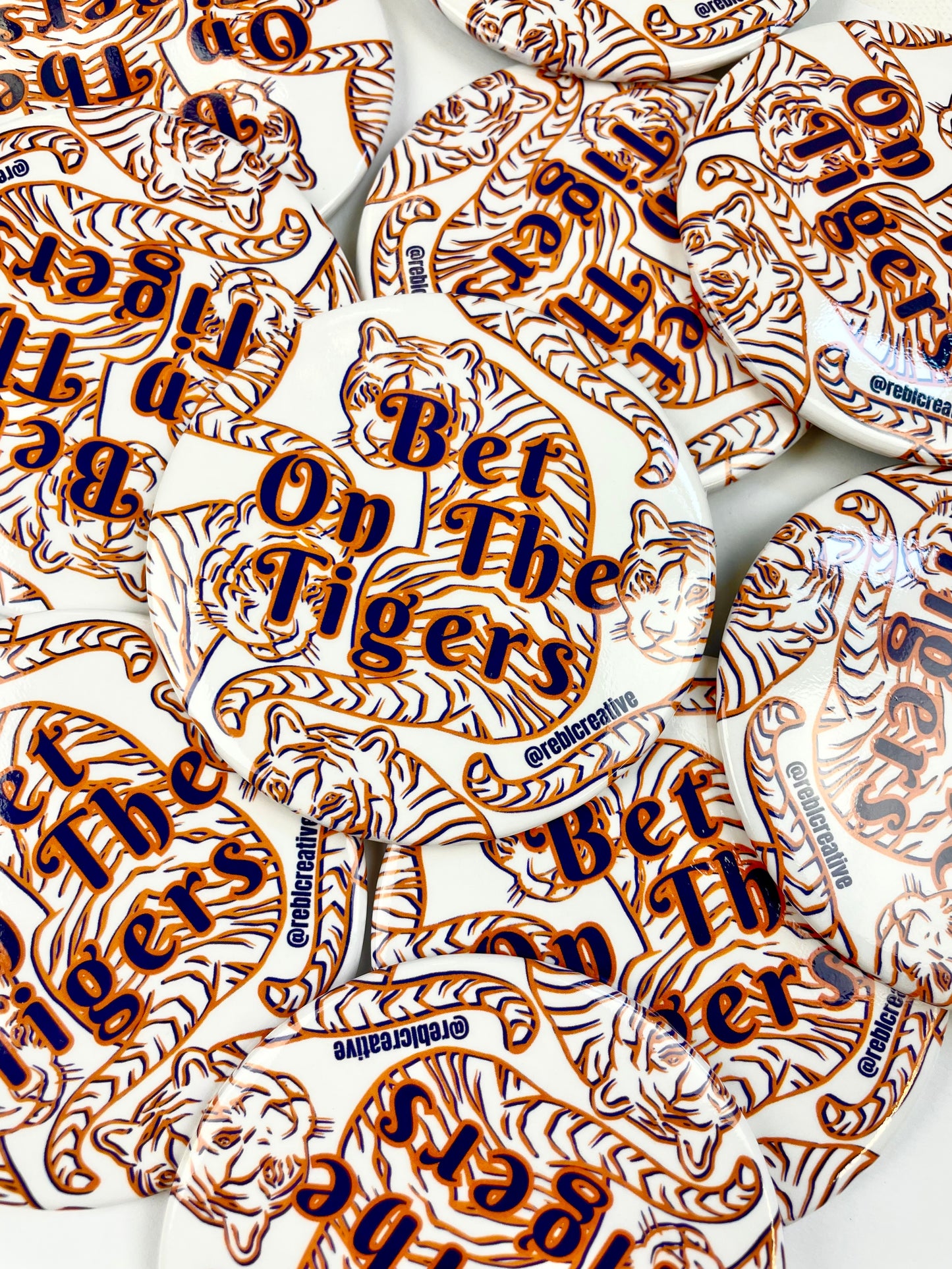 *Bet On The Tigers - Orange and Navy