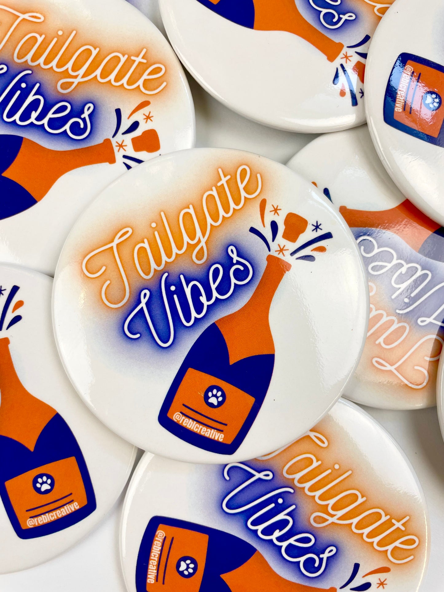 Tailgate Vibes - Orange and Navy