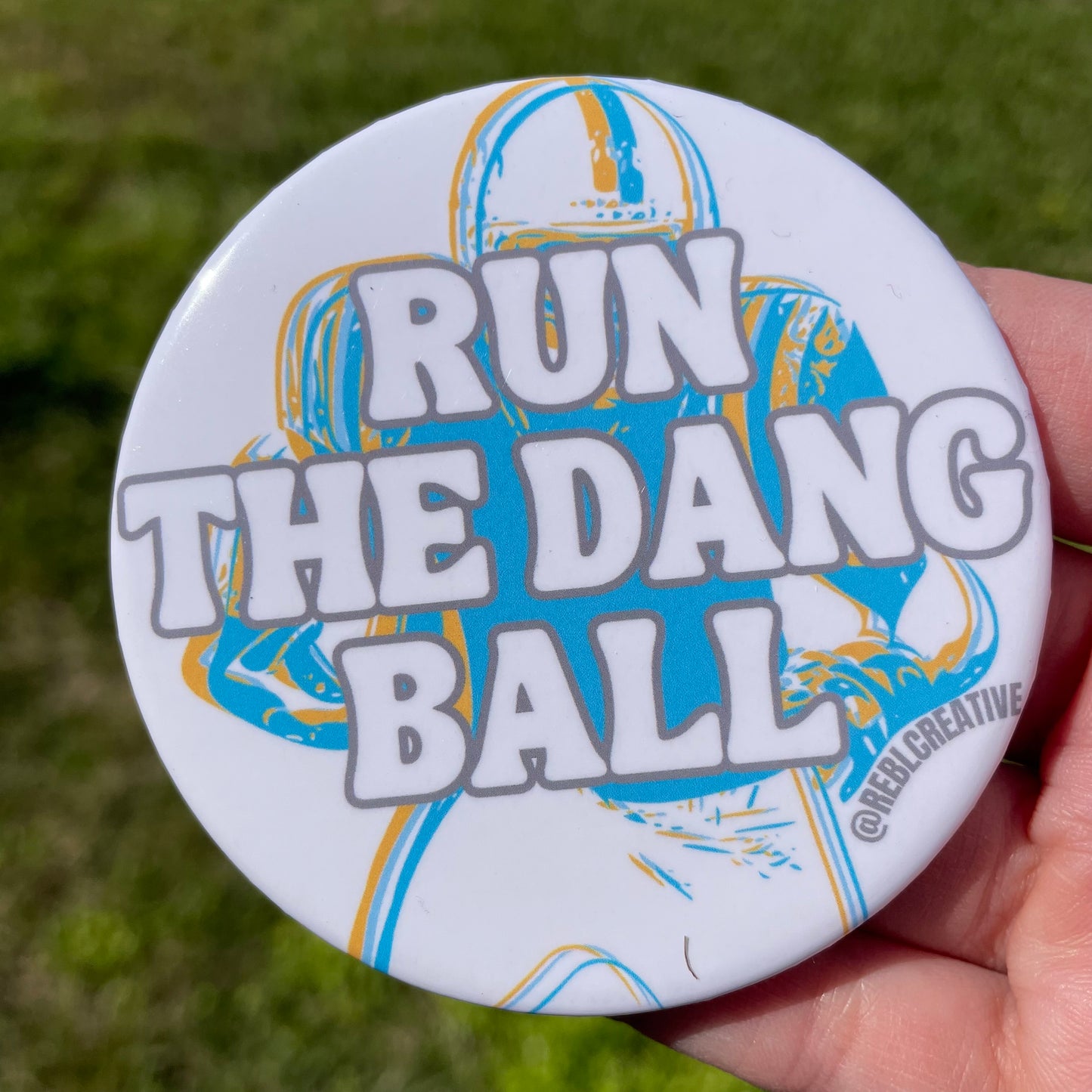 *Run The Dang Ball - Yellow & Sky