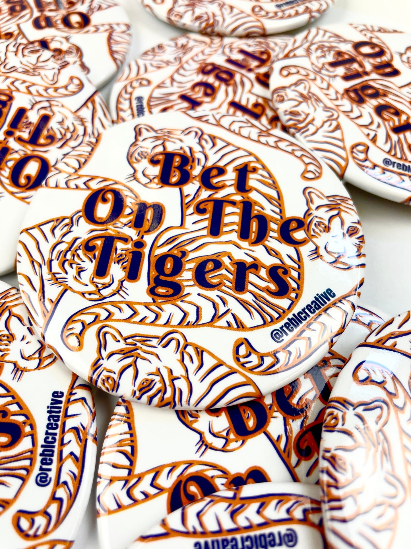 *Bet On The Tigers - Orange and Navy