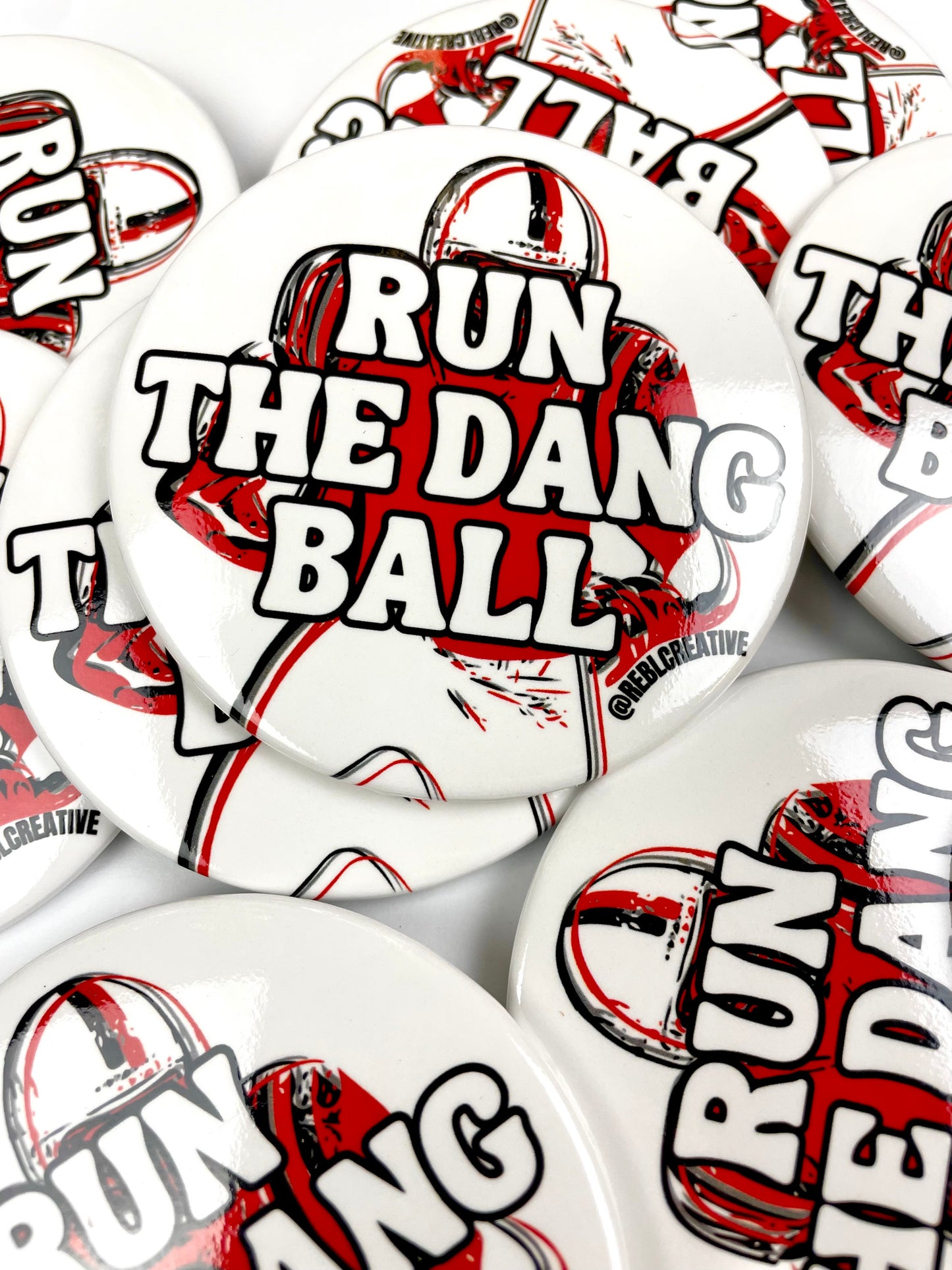 *Run The Dang Ball - Red and Black