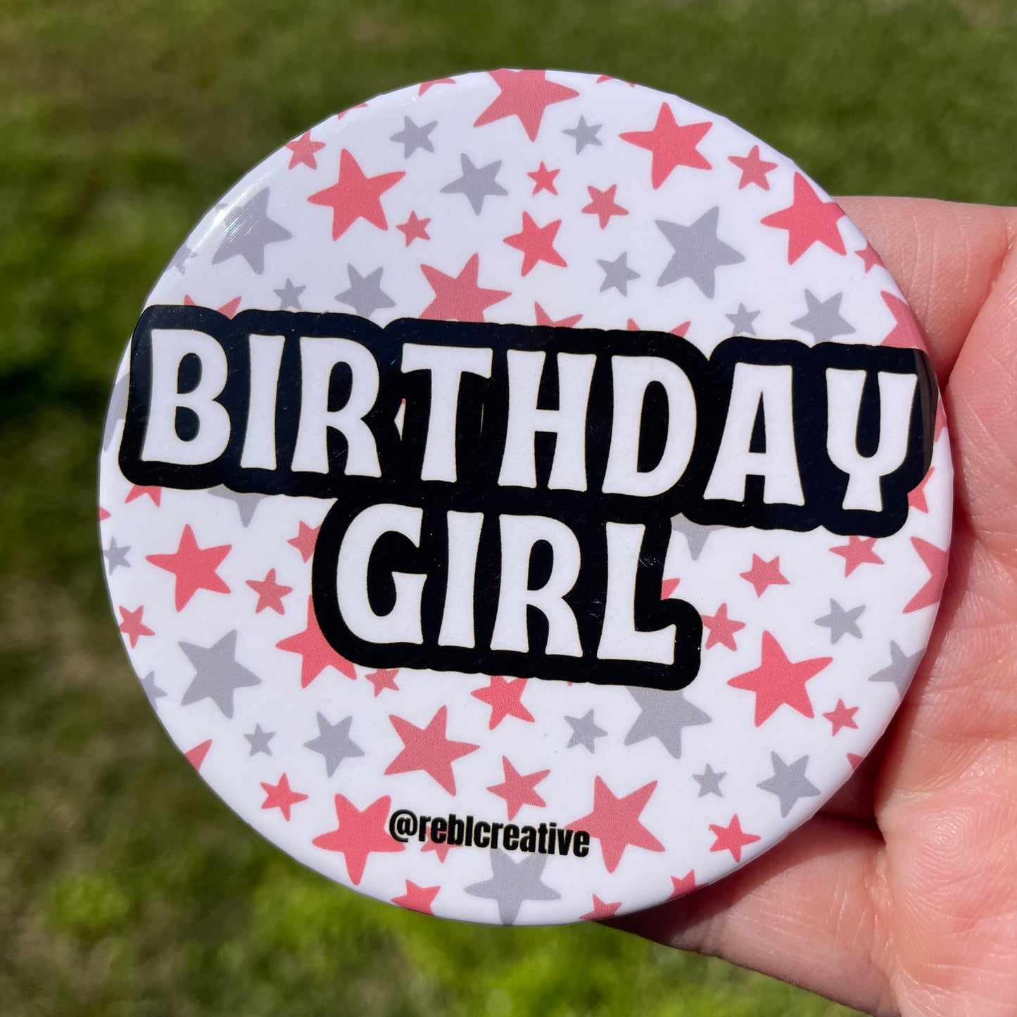 *Birthday Girl - Red & Black