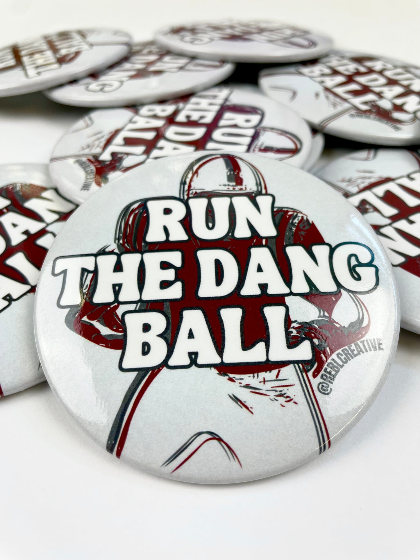 Run The Dang Ball - Maroon and Grey