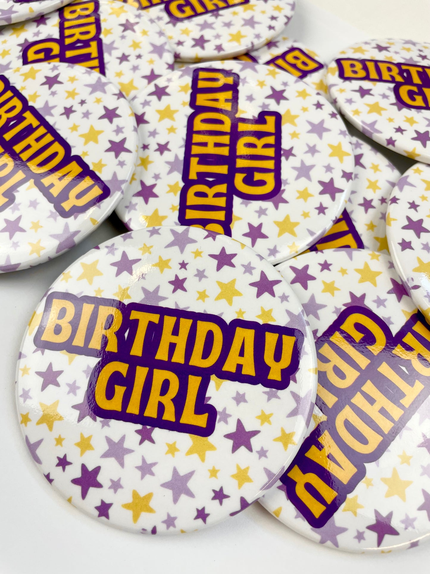 Birthday Girl - Purple and Gold