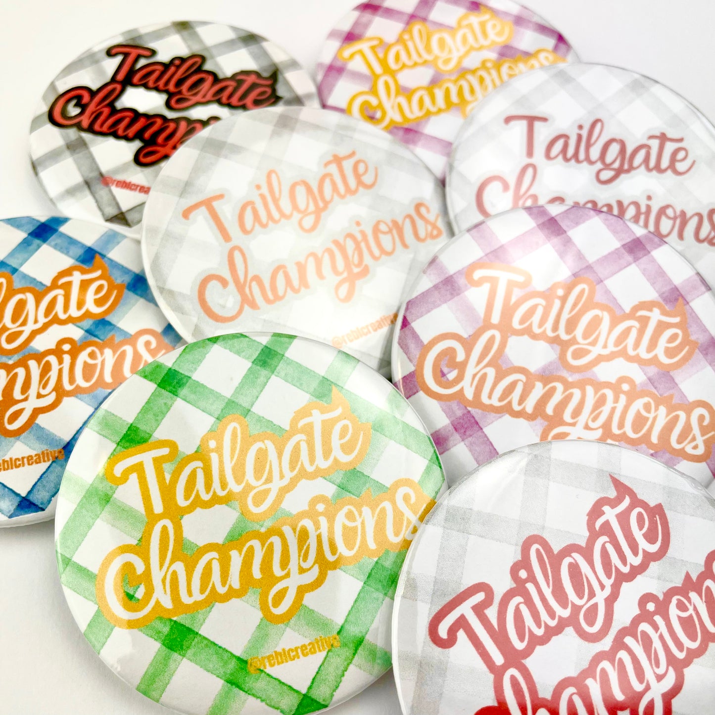 Tailgate Champions Gingham - Black and Red