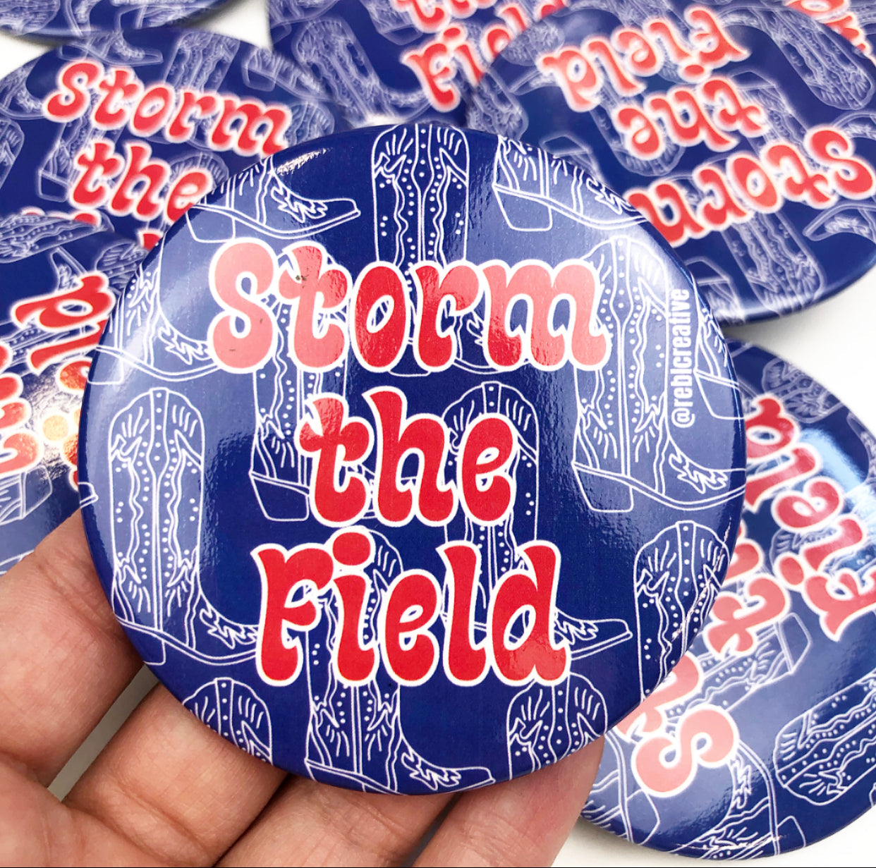 *Storm The Field - Red/Royal