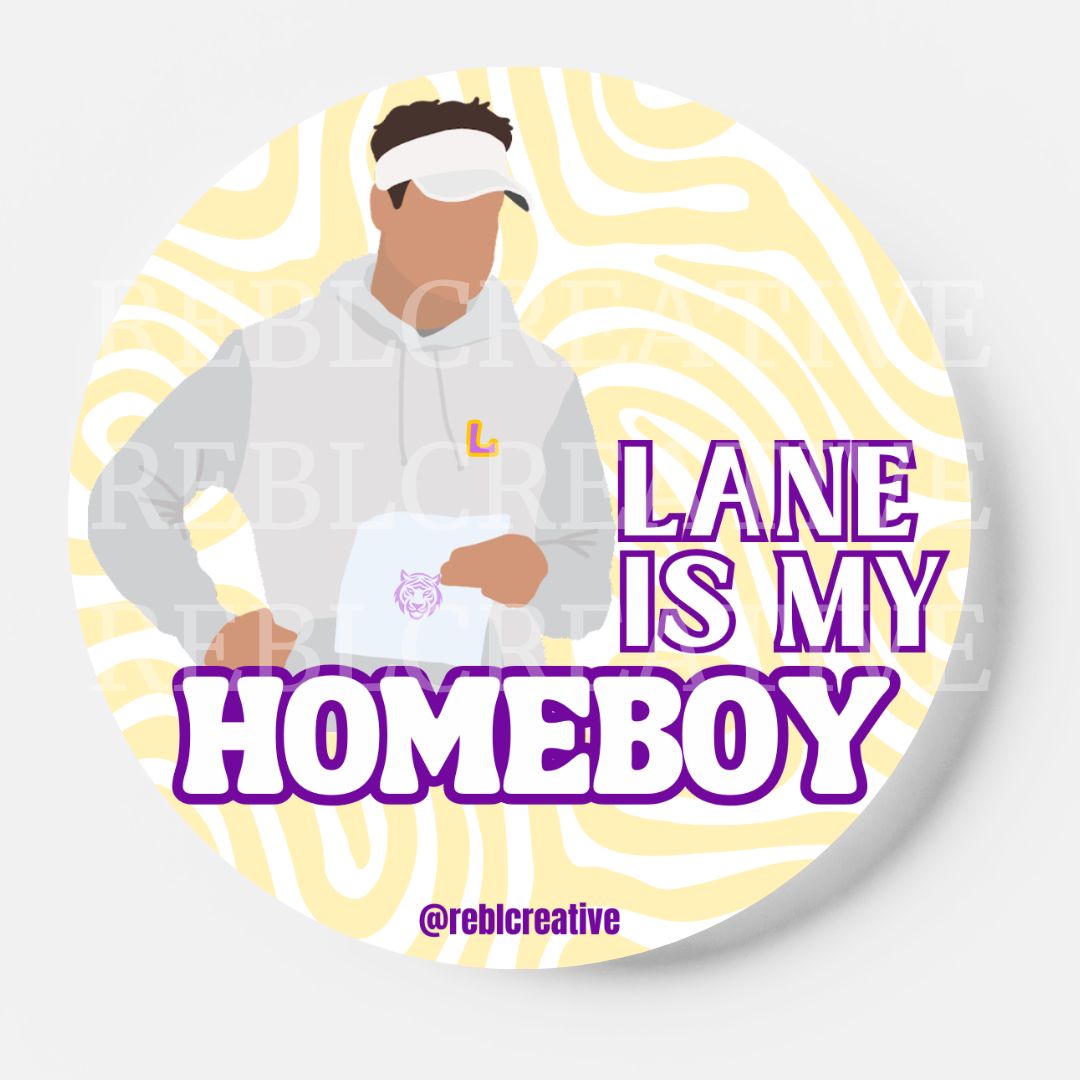 Lane is my Homeboy - Yellow