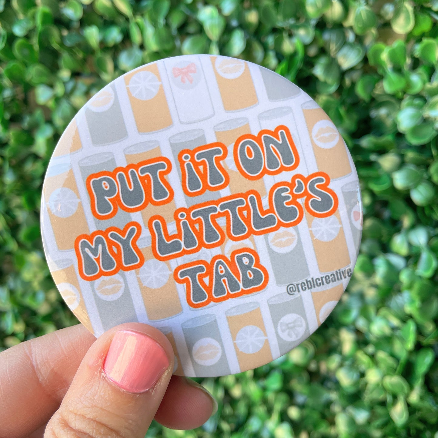 Little's Tab - Orange & Grey