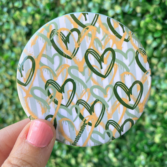 Team Hearts - Green and Yellow