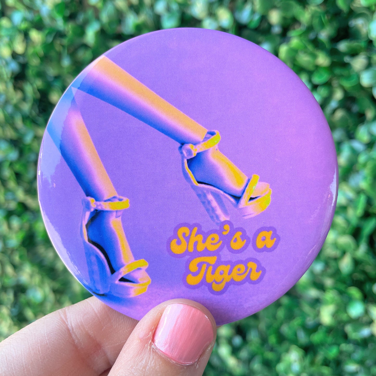 She - Tiger - Purple & Yellow